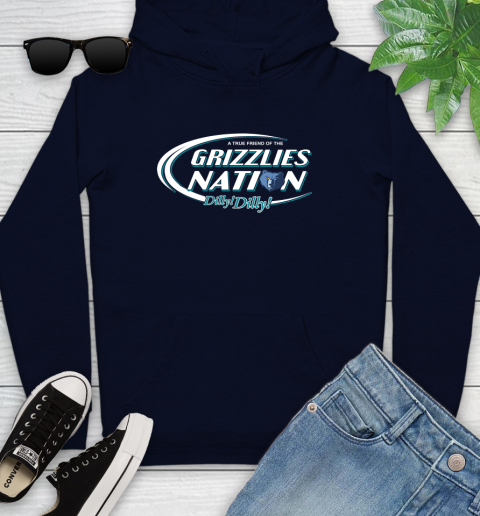 NBA A True Friend Of The Memphis Grizzlies Dilly Dilly Basketball Sports Youth Hoodie 3