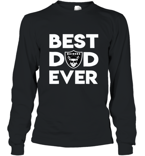 Mens Best Raiders Dad Ever T Shirt Father_s Day Long Sleeve