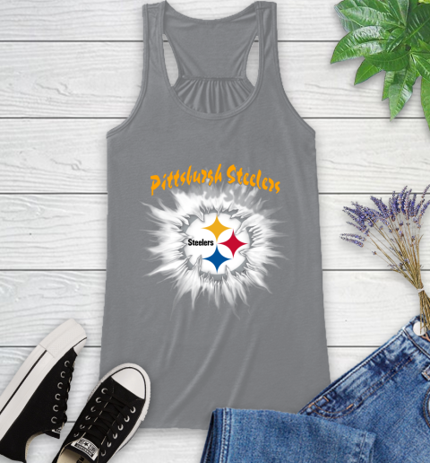 Pittsburgh Steelers NFL Football Adoring Fan Rip Sports Racerback Tank 4