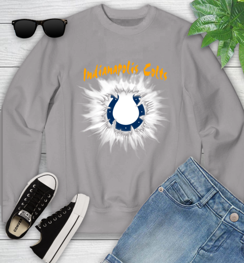 Indianapolis Colts NFL Football Adoring Fan Rip Sports Youth Sweatshirt 3