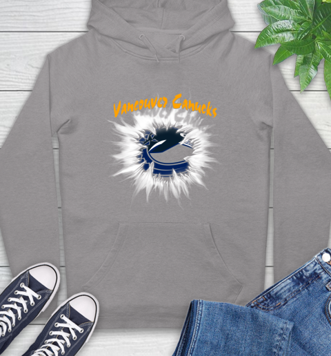 Vancouver Canucks NHL Hockey Adoring Fan Rip Sports Hoodie 6