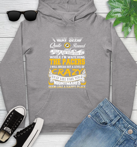 Indiana Pacers NBA Basketball Don't Mess With Me While I'm Watching My Team Youth Hoodie 6