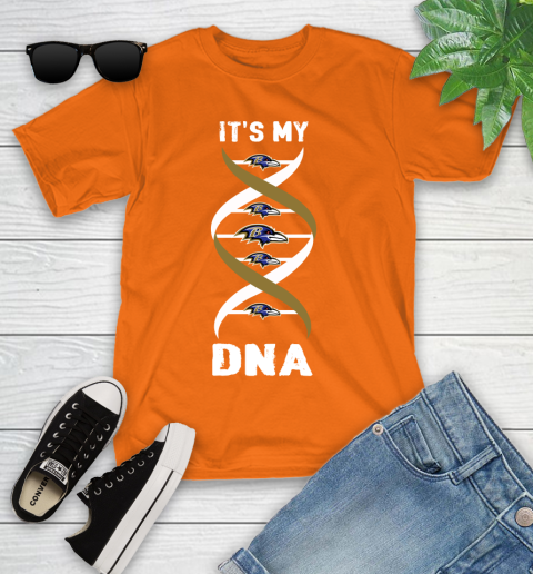 Baltimore Ravens NFL Football It s My DNA Sports Youth T Shirt