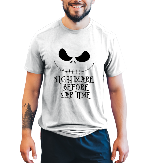 Nightmare Before Christmas T Shirt, Nightmare Before Nap Time Tshirt, Jack Skellington T Shirt, Halloween Gifts
