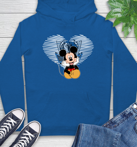 NBA Dallas Mavericks The Heart Mickey Mouse Disney Basketball Hoodie 9