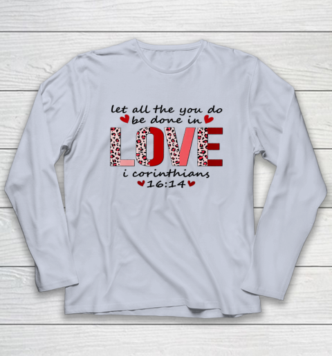Leopard You Do Be Done In Love Christian Valentine Long Sleeve T-Shirt 4