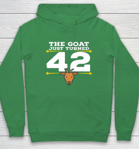The Goat Just Turned 42 42nd Birthday Goat Hoodie 13