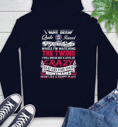 Minnesota Twins MLB Baseball Don't Mess With Me While I'm Watching My Team Hoodie 3