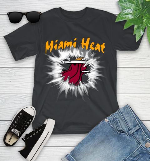 Miami Heat NBA Basketball Rip Sports Youth T-Shirt