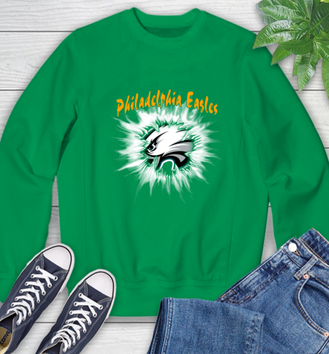 Philadelphia Eagles NFL Football Adoring Fan Rip Sports Sweatshirt 7