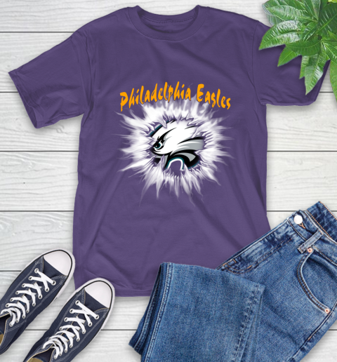 Philadelphia Eagles NFL Football Adoring Fan Rip Sports T-Shirt 5