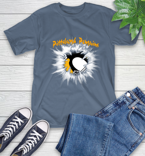 Pittsburgh Penguins NHL Hockey Adoring Fan Rip Sports T-Shirt 8