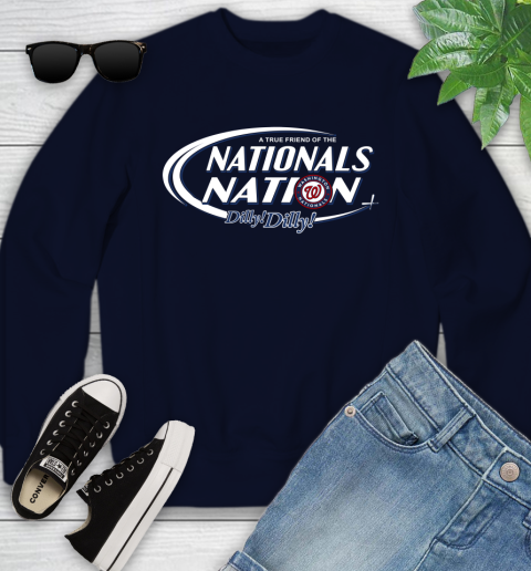 MLB A True Friend Of The Washington Nationals Dilly Dilly Baseball Sports Youth Sweatshirt 2