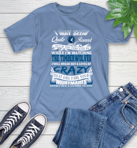 Minnesota Timberwolves NBA Basketball Don't Mess With Me While I'm Watching My Team T-Shirt 12