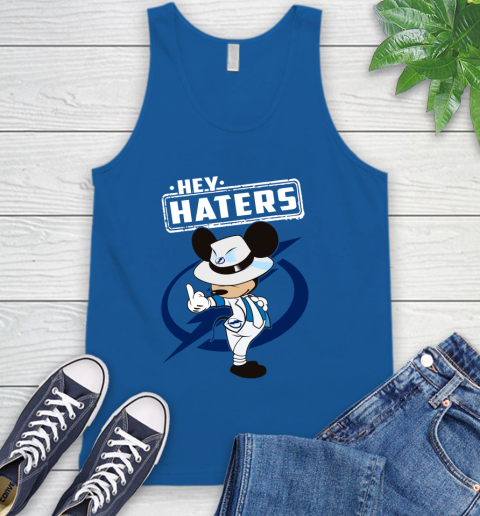 NHL Hey Haters Mickey Hockey Sports Tampa Bay Lightning Tank Top 4