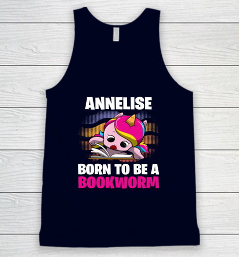Annelise Born To Be A Bookworm Unicorn Tank Top 2