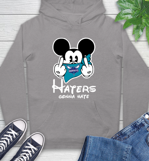 NBA Charlotte Hornets Haters Gonna Hate Mickey Mouse Disney Basketball T Shirt Hoodie 6