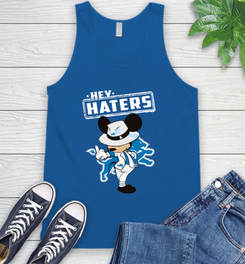 NFL Hey Haters Mickey Football Sports Detroit Lions Tank Top 4