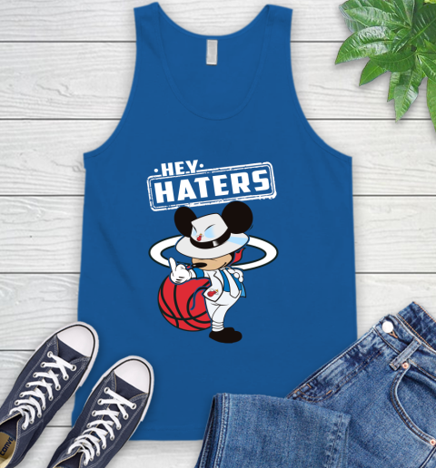 NBA Hey Haters Mickey Basketball Sports Miami Heat Tank Top 4