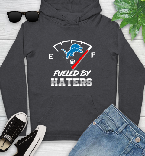 Detroit Lions NFL Football Fueled By Haters Sports Youth Hoodie 8