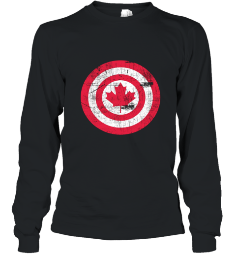 Captain Canada Pride T Shirt Long Sleeve