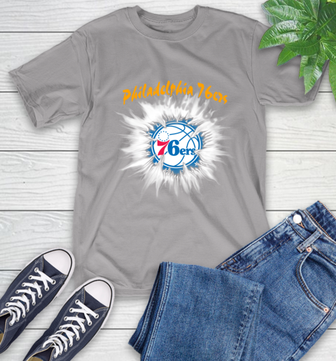 Philadelphia 76ers NBA Basketball Rip Sports T-Shirt 6