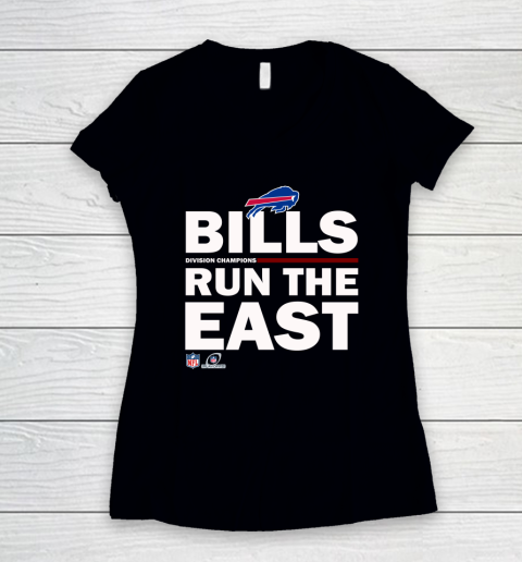 Bills Run The East Shirt Women's V-Neck T-Shirt 1