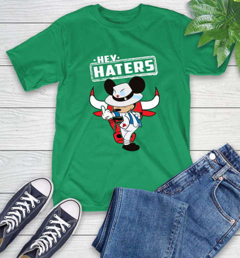 NBA Hey Haters Mickey Basketball Sports Chicago Bulls T-Shirt 7