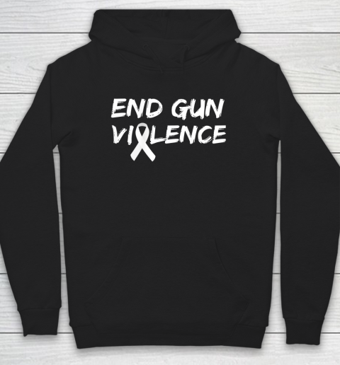 End Gun Violence Ribbon Hoodie