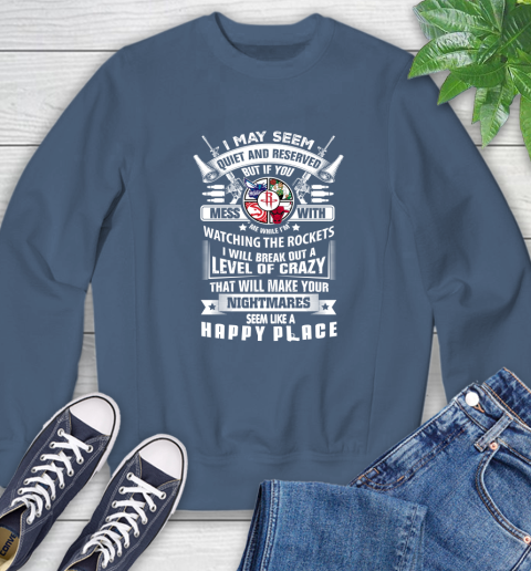 Houston Rockets NBA Basketball Don't Mess With Me While I'm Watching My Team Sports Sweatshirt 8