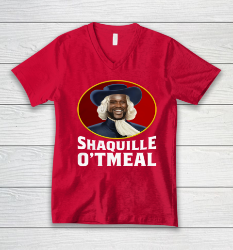 Shaquille Oatmeal V-Neck T-Shirt 5