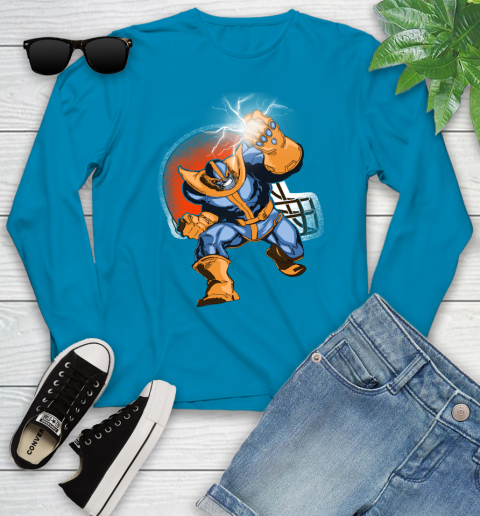 Cleveland Browns NFL Football Thanos Avengers Infinity War Marvel Youth Long Sleeve 8