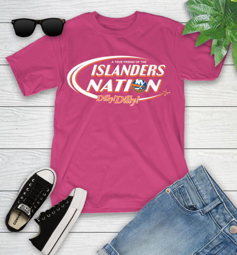 NHL A True Friend Of The New York Islanders Dilly Dilly Hockey Sports Youth T-Shirt 11