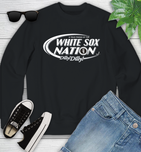 MLB A True Friend Of The Chicago White Sox Dilly Dilly Baseball Sports Youth Sweatshirt