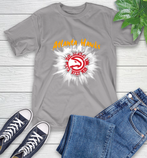 Atlanta Hawks NBA Basketball Rip Sports T-Shirt 6