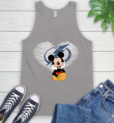 NHL Tampa Bay Lightning The Heart Mickey Mouse Disney Hockey Tank Top 3