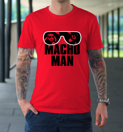 Macho Man Shirt Savage Sunglasses Graphic T-Shirt 6