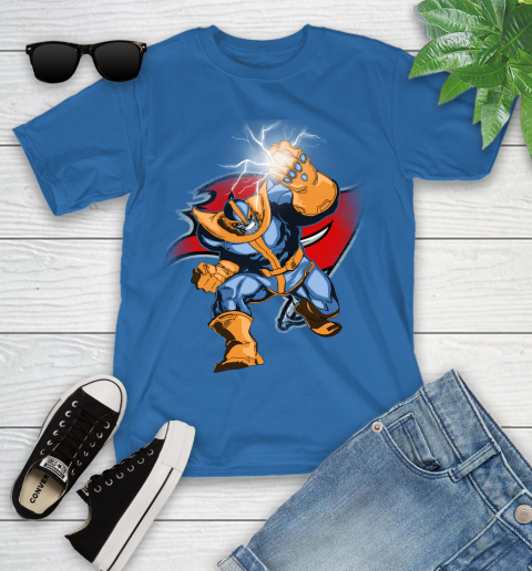 Tampa Bay Buccaneers NFL Football Thanos Avengers Infinity War Marvel Youth T-Shirt 12