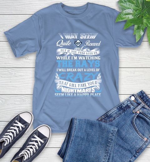 Tampa Bay Rays MLB Baseball Don't Mess With Me While I'm Watching My Team T-Shirt 12
