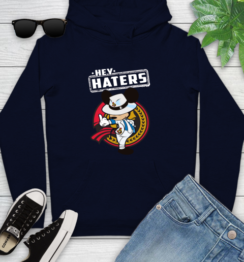NHL Hey Haters Mickey Hockey Sports Ottawa Senators Youth Hoodie 3