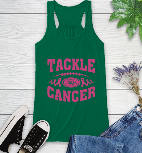 San Francisco 49ers Tackle Breast Cancer Racerback Tank 7