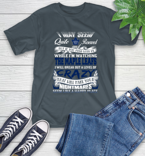 Toronto Maple Leafs NHL Hockey Don't Mess With Me While I'm Watching My Team T-Shirt 10