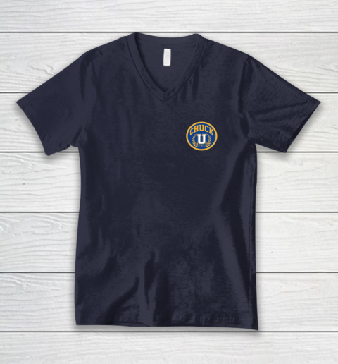 Chuck U Shirt Charles Barkley Chuck University V-Neck T-Shirt 2