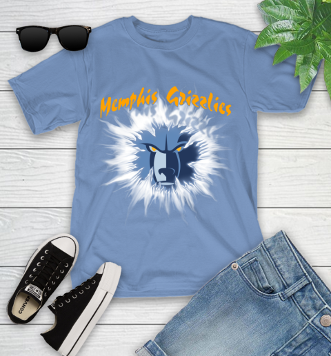 Memphis Grizzlies NBA Basketball Rip Sports Youth T-Shirt 15
