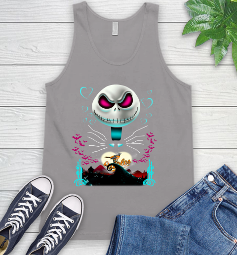 MLB Baltimore Orioles Jack Skellington Sally The Nightmare Before Christmas Baseball Tank Top 3