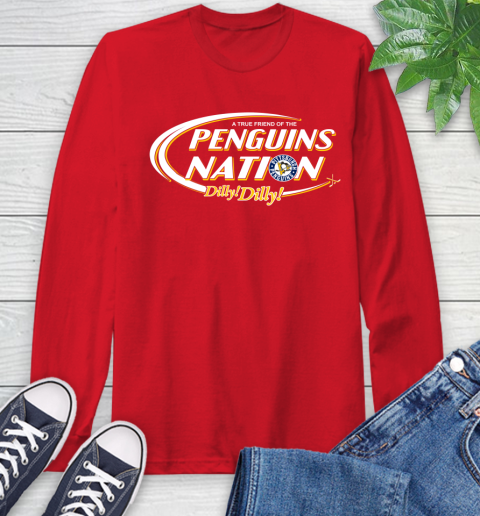 NHL A True Friend Of The Pittsburgh Penguins Dilly Dilly Hockey Sports Long Sleeve T-Shirt 11