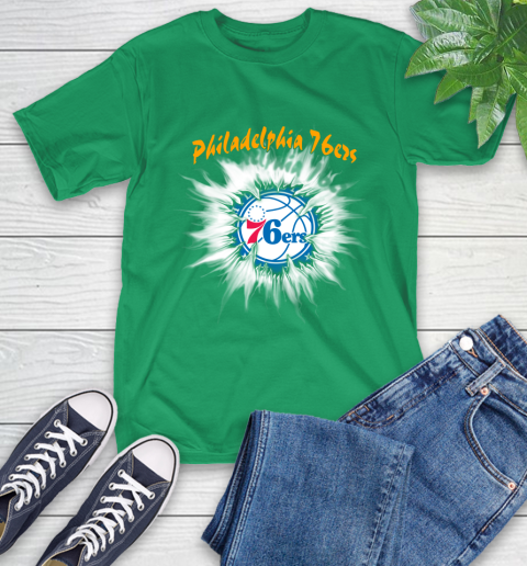 Philadelphia 76ers NBA Basketball Rip Sports T-Shirt 7