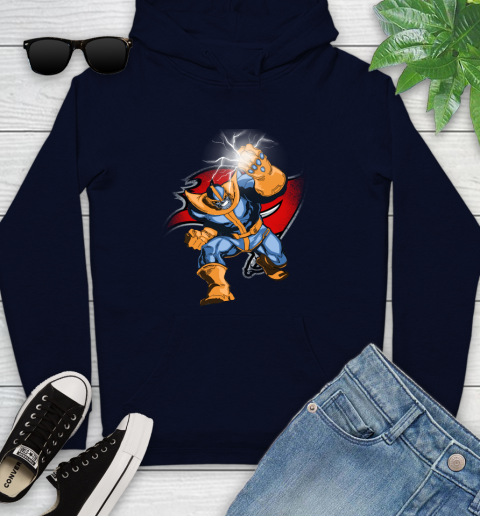 Tampa Bay Buccaneers NFL Football Thanos Avengers Infinity War Marvel Youth Hoodie 3