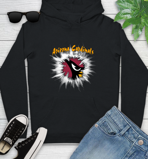 Arizona Cardinals NFL Football Adoring Fan Rip Sports Youth Hoodie