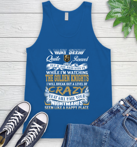 Vegas Golden Knights NHL Hockey Don't Mess With Me While I'm Watching My Team Tank Top 4